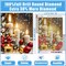 5D Diamond Painting Kits for Adults - Candles Diamond Art Kits for Adults Beginner,DIY Christmas Diamond Painting Full Drill Round Rhinestone for Home Wall Decor Gifts 12X16inch